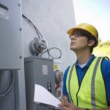solar panel electrical panel inspection