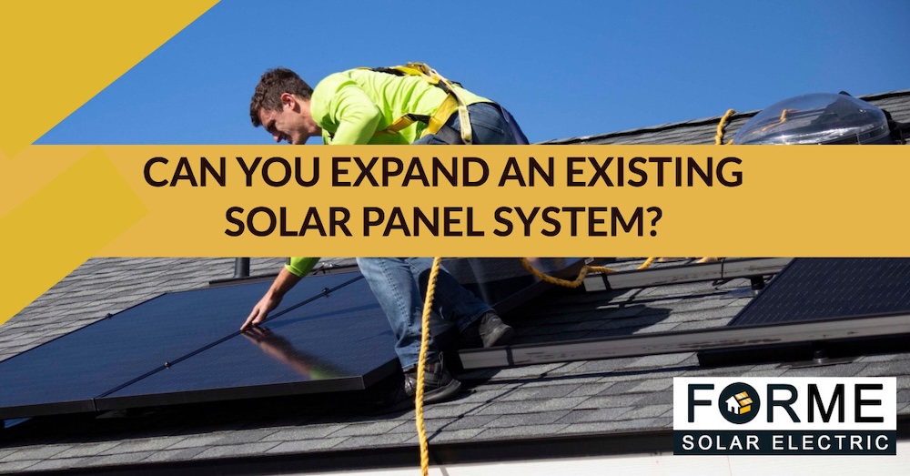 Expand Existing Solar Panel System