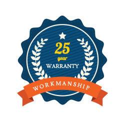 workmanship warranty 25 year