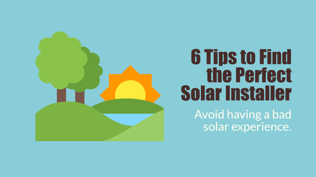 6 tips to perfect solar installer