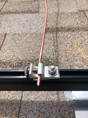 copper wiring solar microinverter connection
