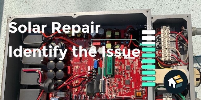 solar repair identify the issue