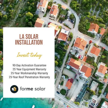 la solar installtion forme solar