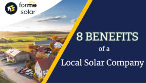 Read more about the article 8 Benefits of Local Solar Companies