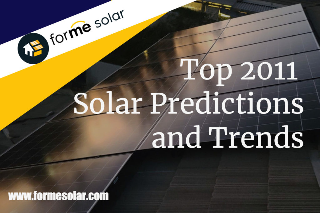 2011 top solar trends and predictions