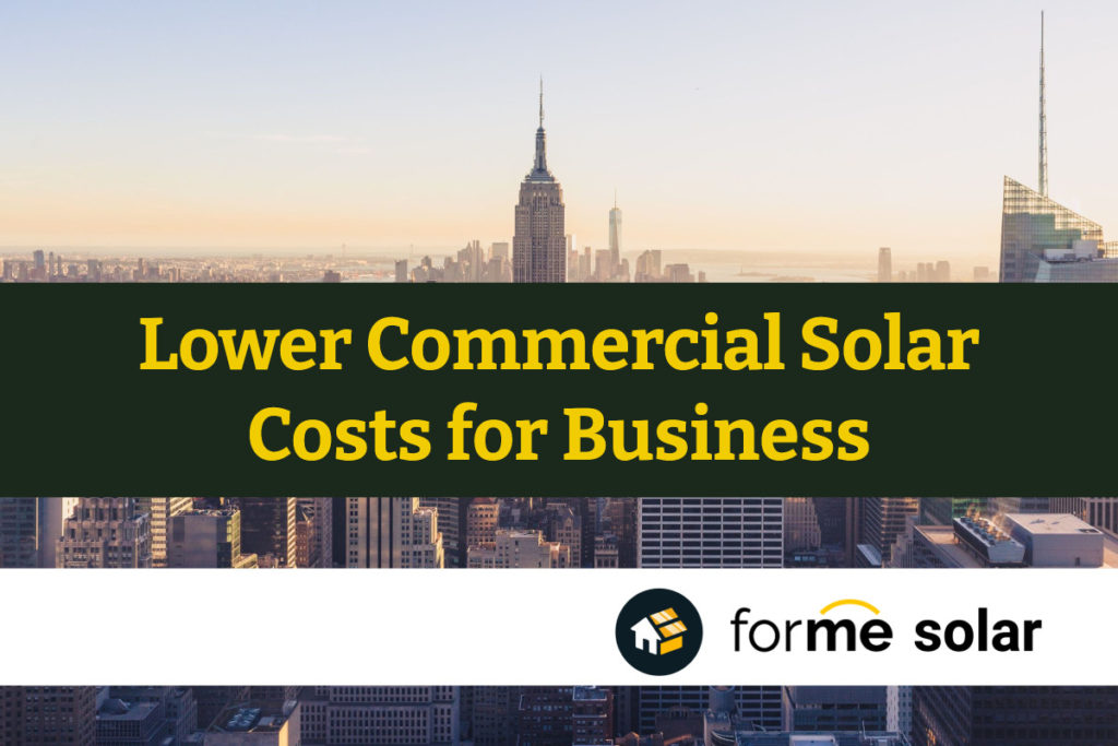 solar commercial solar panel costs rebate incentives