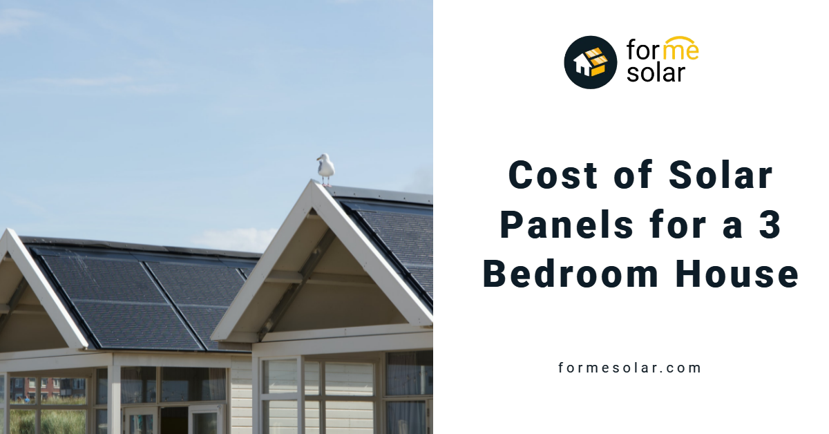 cost of solar for a 3 bedroom house