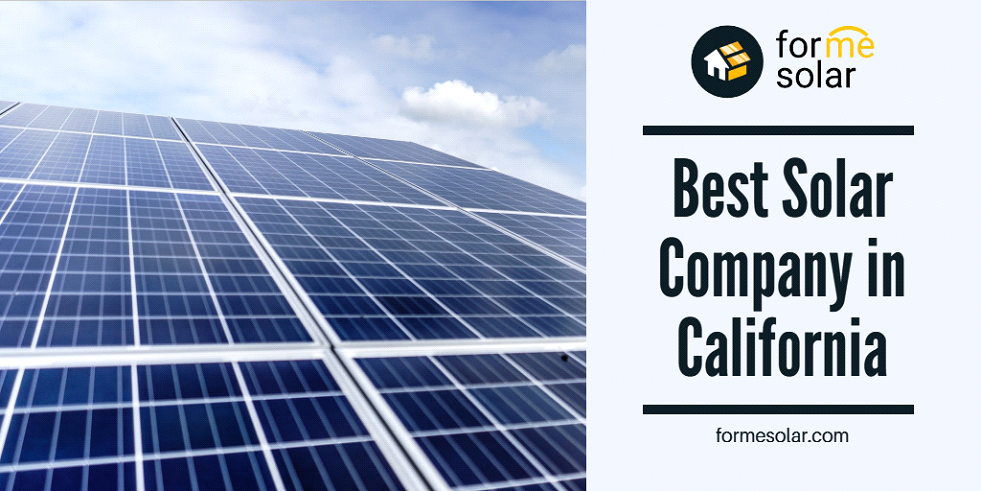 best solar company in california