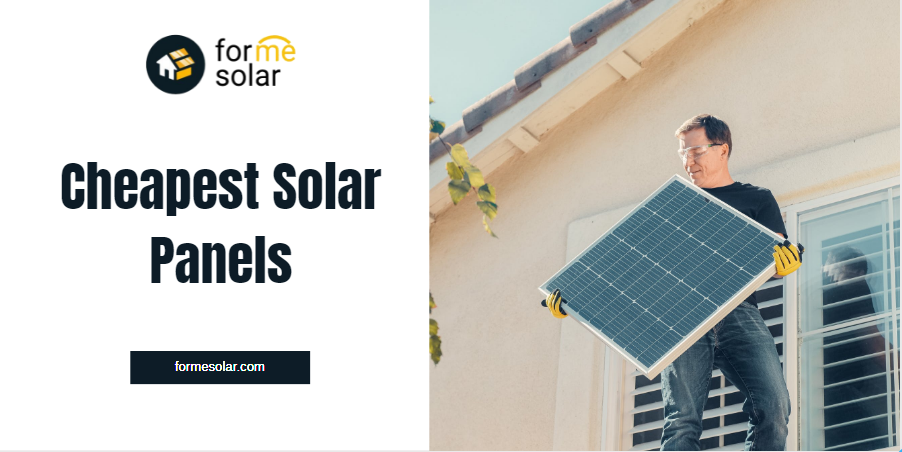 cheapest solar panels