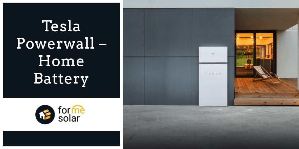 Tesla Powerwall home battery forme solar 