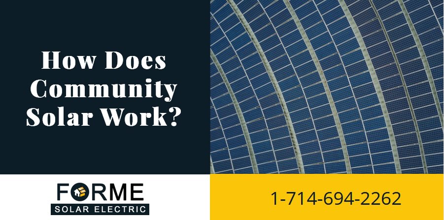 How does community solar work?