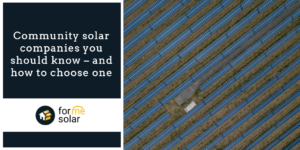 Read more about the article Community solar companies – What you should know
