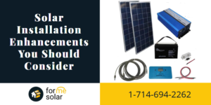 Read more about the article Solar Installation Enhancements You Should Consider
