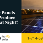 Solar Panels that Produce Power at Night