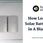 Solar battery, blackout.