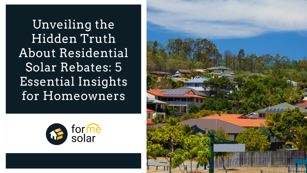 Uncovering the hidden truth about residential solar and revealing important insights.