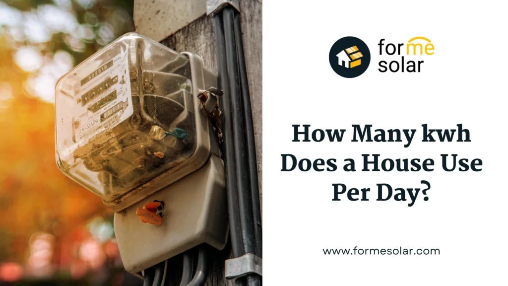 How many kilowatt hours does the house use daily?