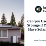 Can you Use Battery Storage if You Dont Have Solar Panels