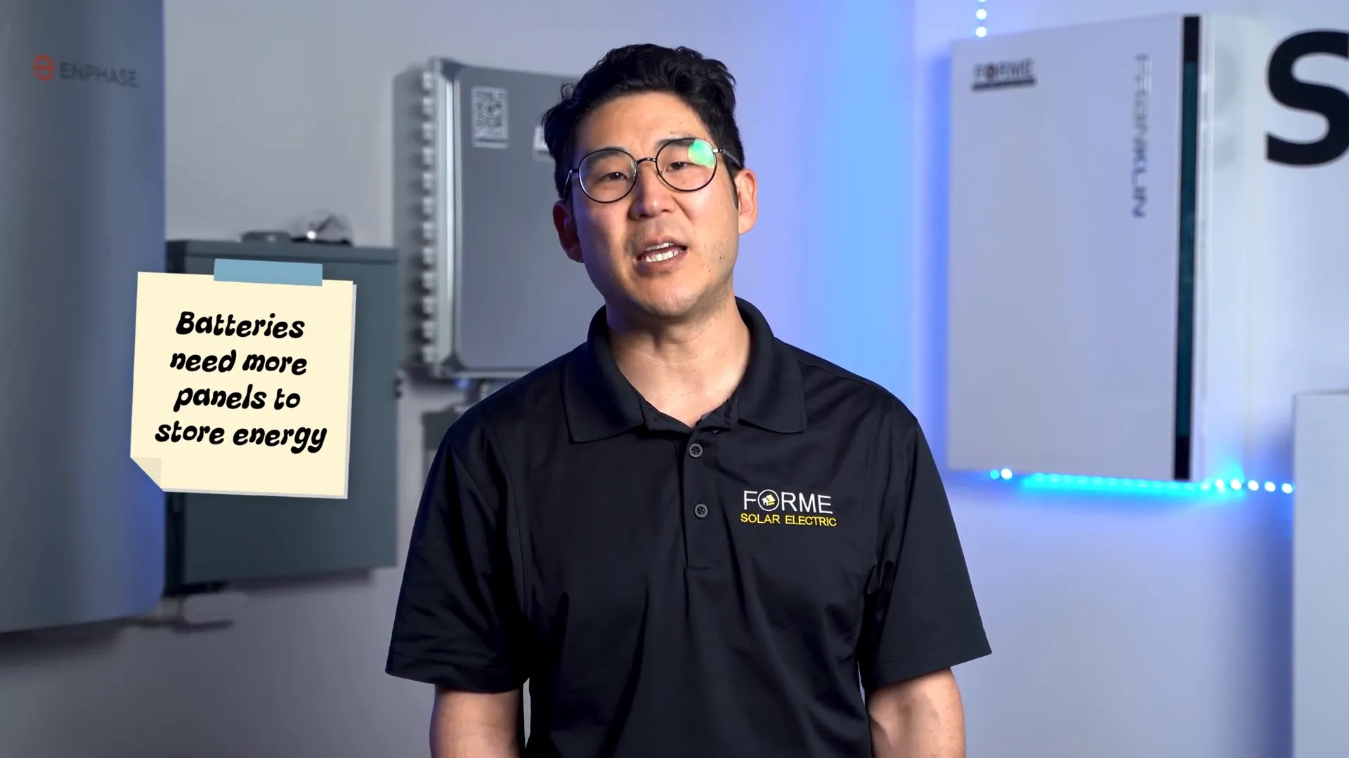 Solar battery storage and net metering illustration