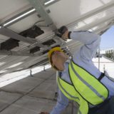 solar panel inspection mounting
