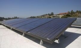 rooftop commercial solar installation mounting