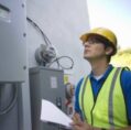 solar panel electrical panel inspection