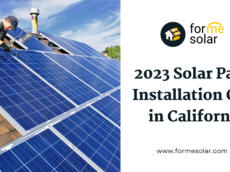 2020 cost in California for solar panel installation.