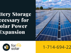 Battery storage for solar power expansion.