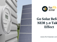 Go solar before NEM 3.0 takes effect.
