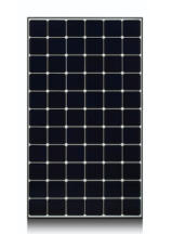 lg solar panels black white