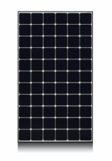 lg solar panels black white