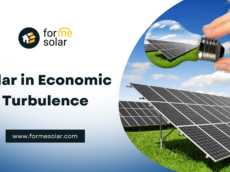 Solar thriving in economic turbulence.