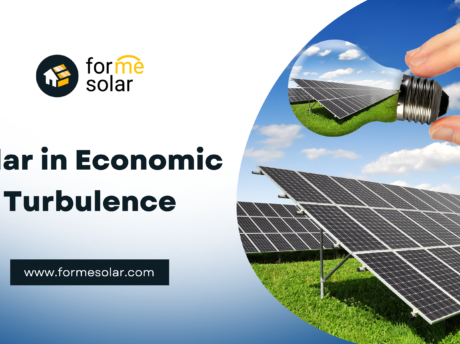 Solar thriving in economic turbulence.