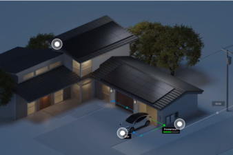 solar powerwall forme solar tesla night