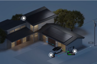 solar powerwall forme solar tesla night