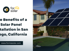 Benefits of solar panel installation in San Diego.