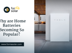 Why is the popularity of home batteries increasing?