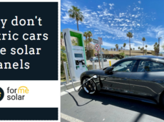 why ev cars don't have solar panels