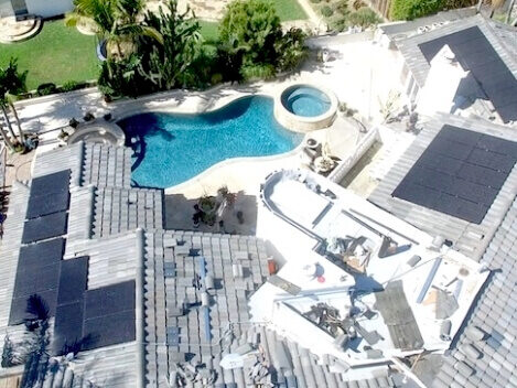 all black solar roof los angeles home