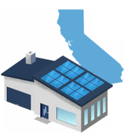 california solar blue roof panels