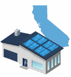 california solar blue roof panels
