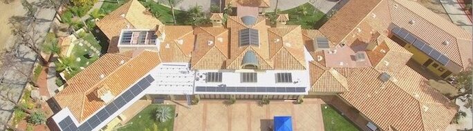 drone-solar-installation-home-los-angeles solar install home