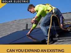 can you expand an existing solar panel system