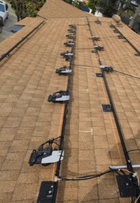 microinverter enphase install rails