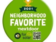 forme solar 2021 nextdoor award winner