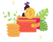 solar revenue generation money pocket green coins