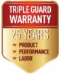 Triple guard warrant 25 years. Triple guard warrant 25 years.