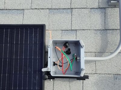 shingle black junction box wiring