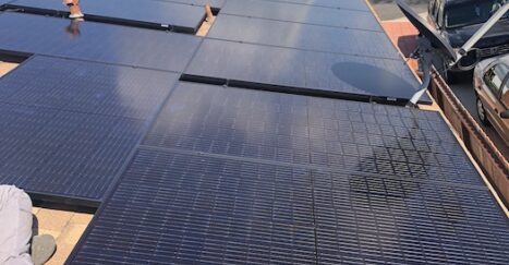 solar panels dish sun