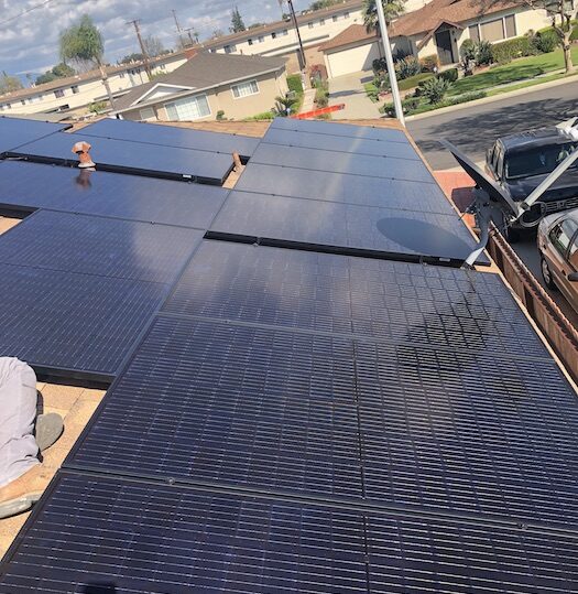 Vietnamese 7 solar panels dish sun